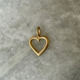 Dulong Unika Amulet Hjerte Vedhæng, 18K Guld